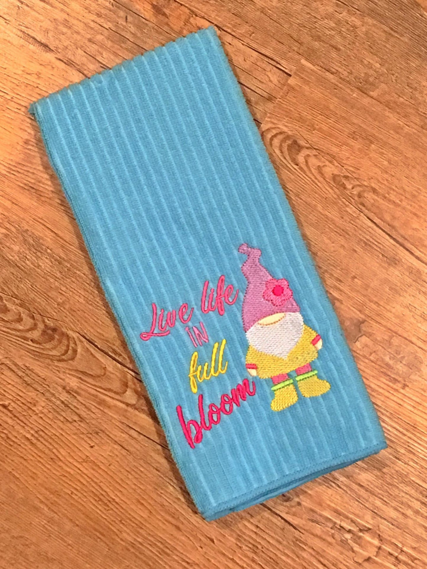Live life in full bloom - 3 Sizes - Digital Embroidery Design