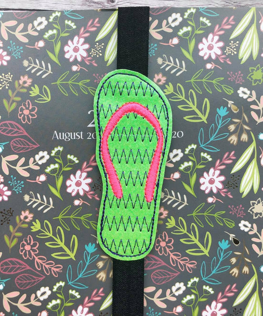 Flip Flop - Book Band - Digital Embroidery Design