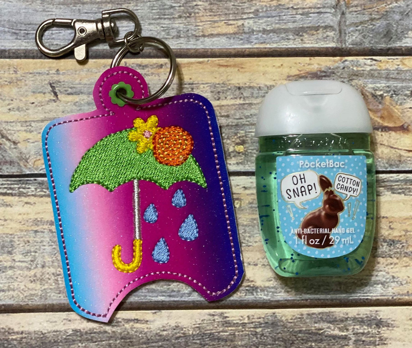 Rainy Day Sanitizer Holders - DIGITAL Embroidery DESIGN