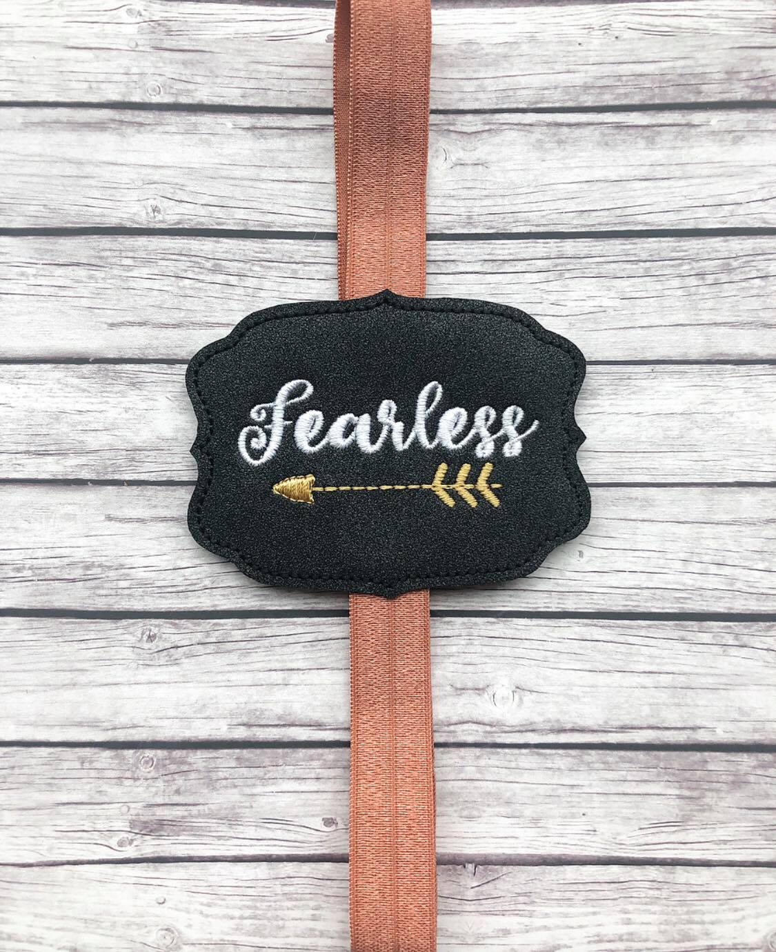 Fearless - Book Band - Digital Embroidery Design