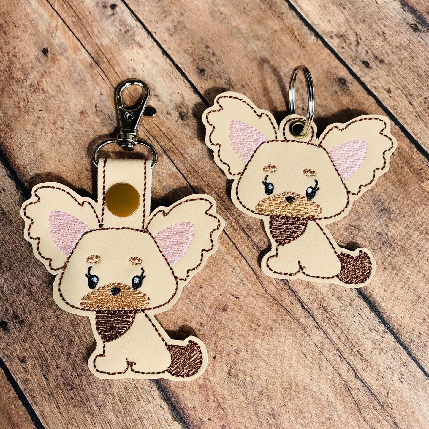 Fluffy Puppy Fobs -  DIGITAL Embroidery DESIGN