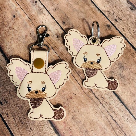 Fluffy Puppy Fobs -  DIGITAL Embroidery DESIGN