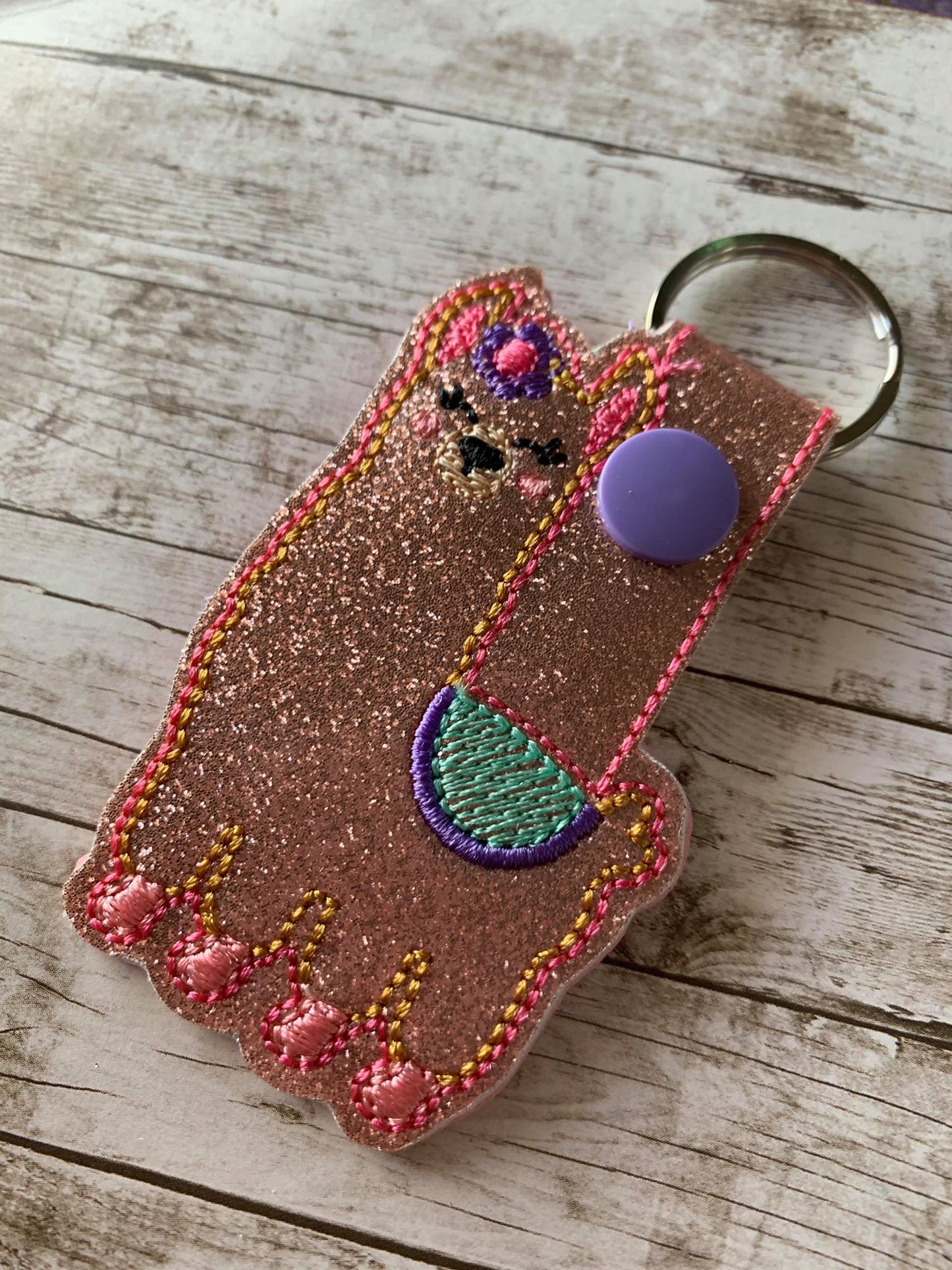 Llama Fobs -  DIGITAL Embroidery DESIGN