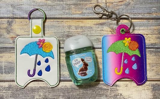 Rainy Day Sanitizer Holders - DIGITAL Embroidery DESIGN