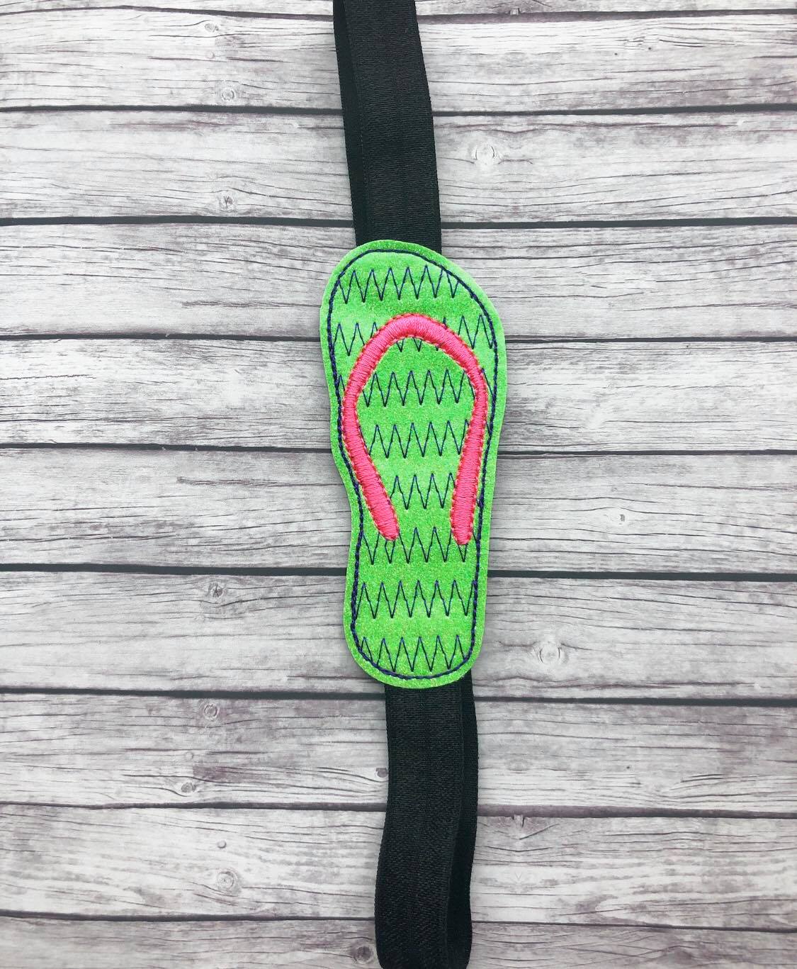 Flip Flop - Book Band - Digital Embroidery Design