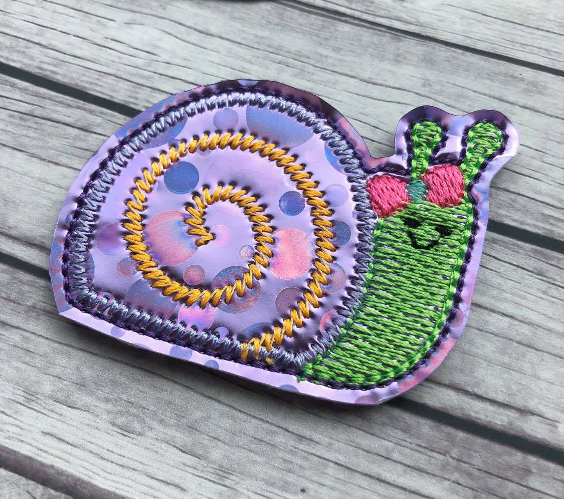 Snail Girl Felties - 3 sizes - Digital Embroidery Design