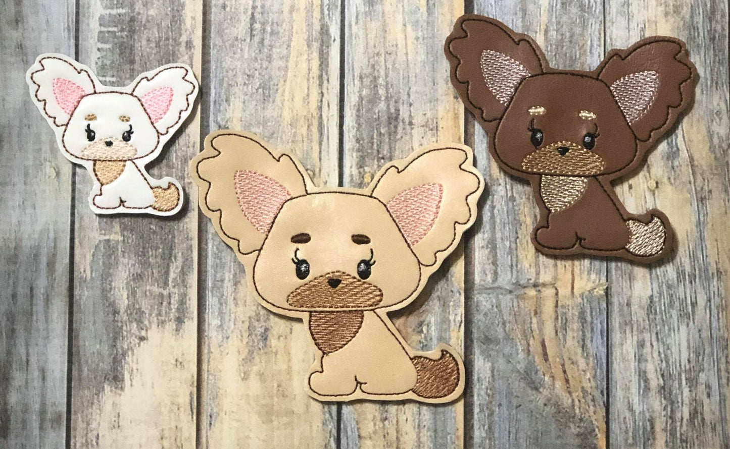 Fluffy Puppy Felties - 3 sizes - 4x4 and 5x7 Grouped- Digital Embroidery Design