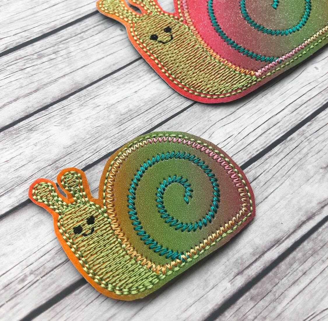Snail Felties - 3 sizes - Digital Embroidery Design