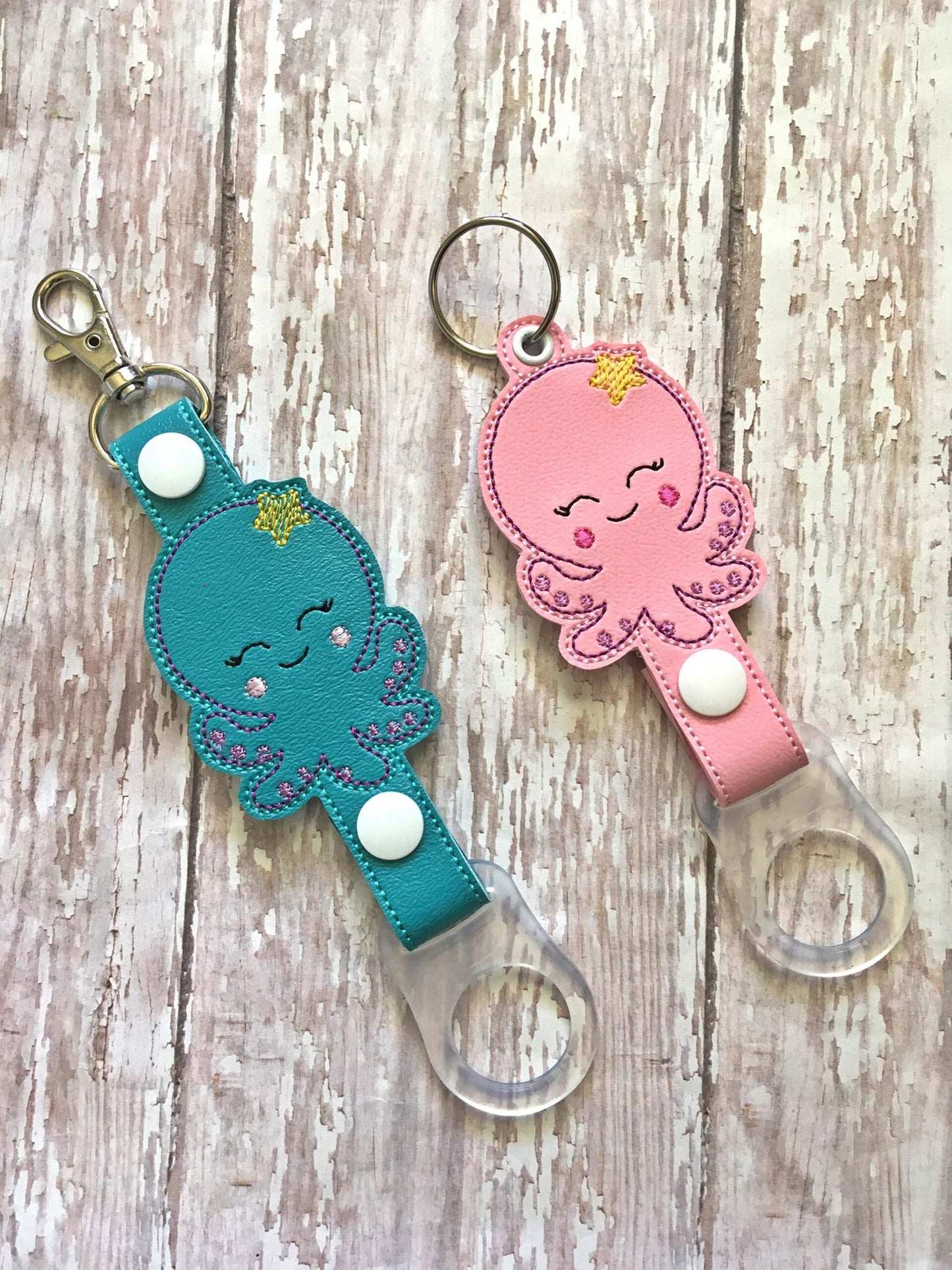 Octopus Water Bottle Holders - DIGITAL Embroidery DESIGN