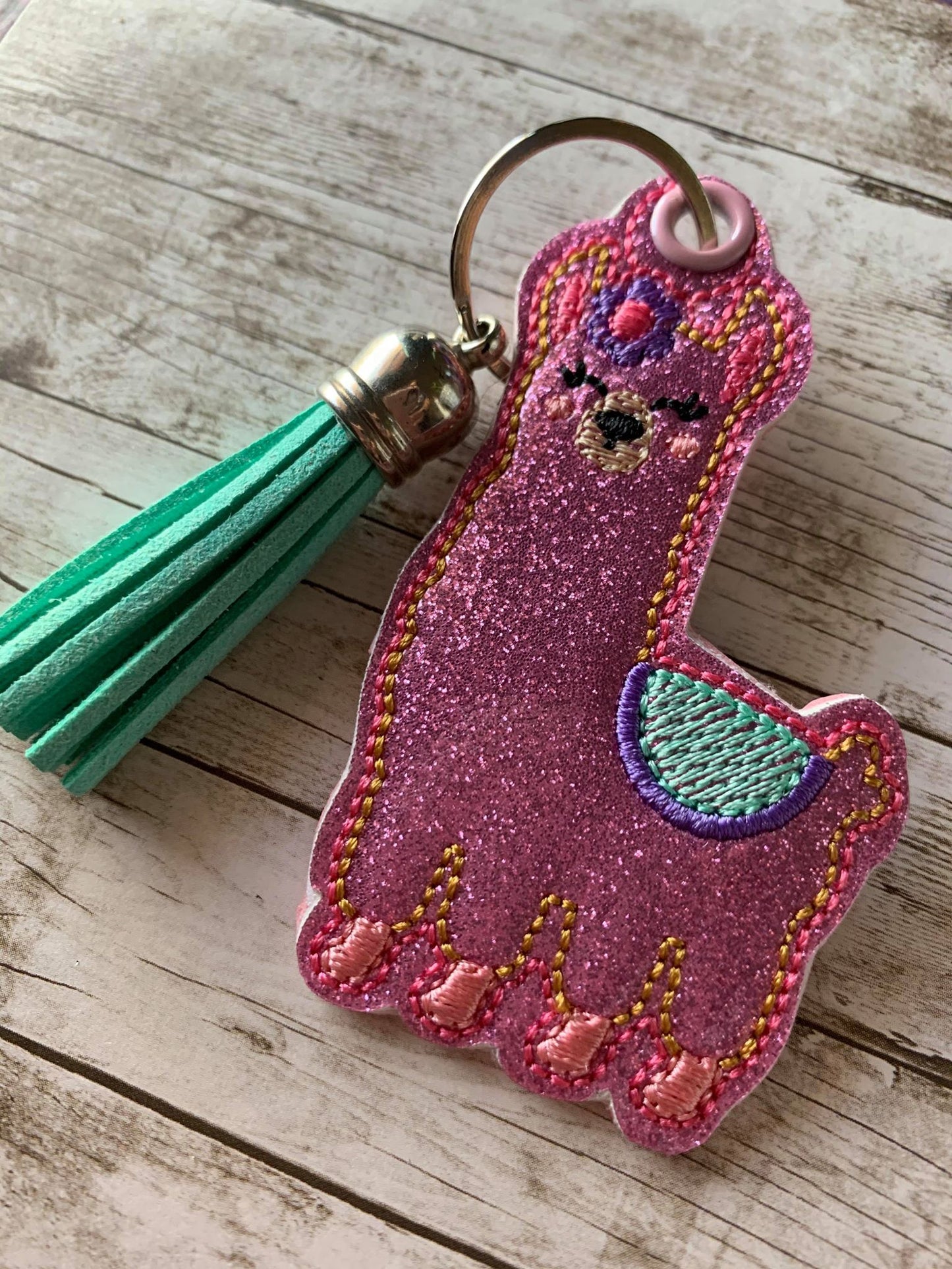 Llama Fobs -  DIGITAL Embroidery DESIGN