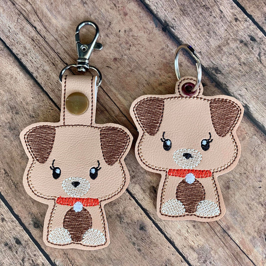 Cute Puppy Fobs -  DIGITAL Embroidery DESIGN