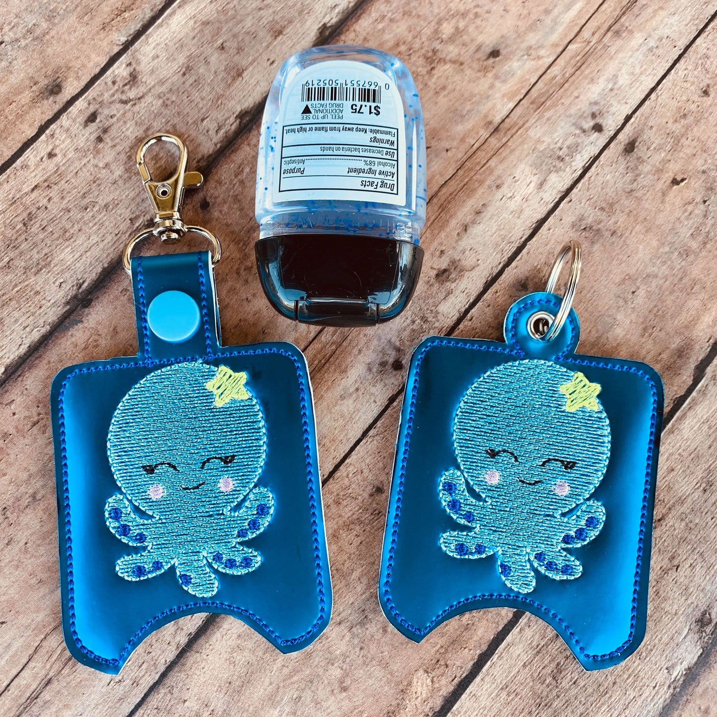 Octopus Sanitizer Holders - DIGITAL Embroidery DESIGN