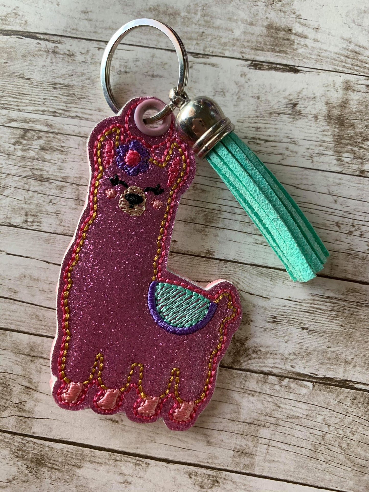 Llama Fobs -  DIGITAL Embroidery DESIGN