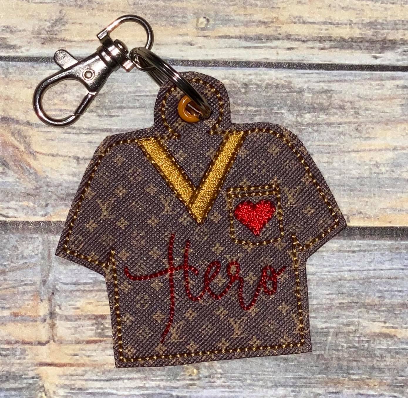 Scrub Top Hero Fobs - DIGITAL Embroidery DESIGN