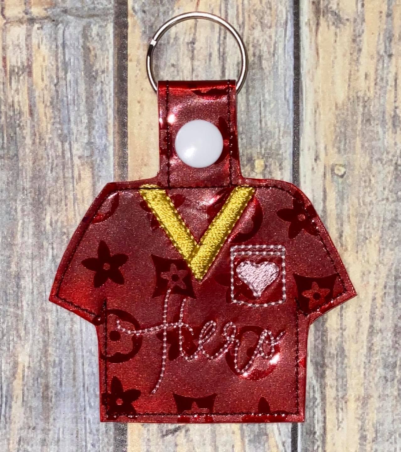 Scrub Top Hero Fobs - DIGITAL Embroidery DESIGN