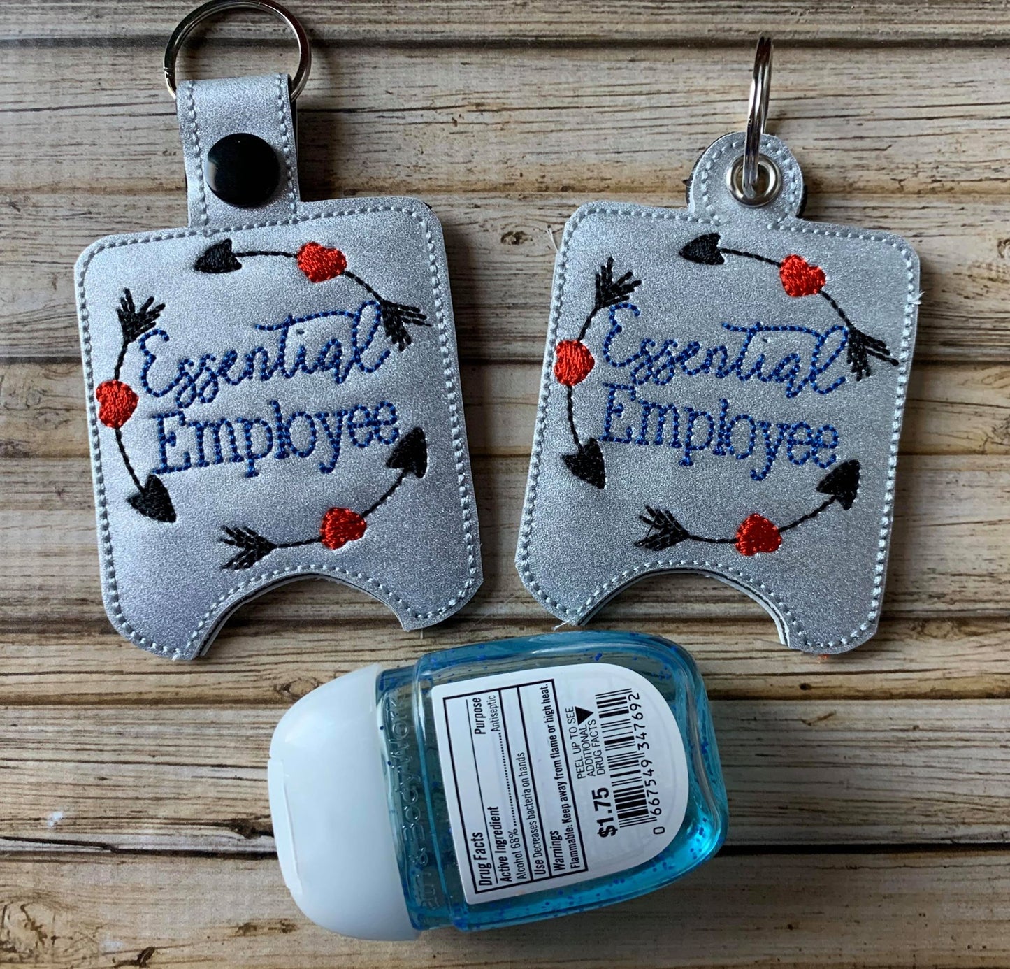 Essential Employee Sanitizer Holders - DIGITAL Embroidery DESIGN