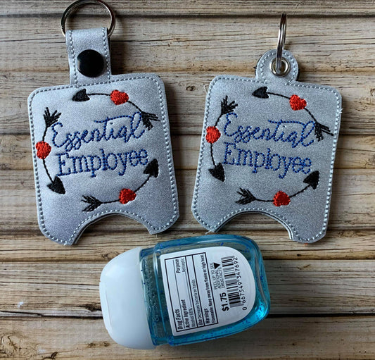 Essential Employee Sanitizer Holders - DIGITAL Embroidery DESIGN