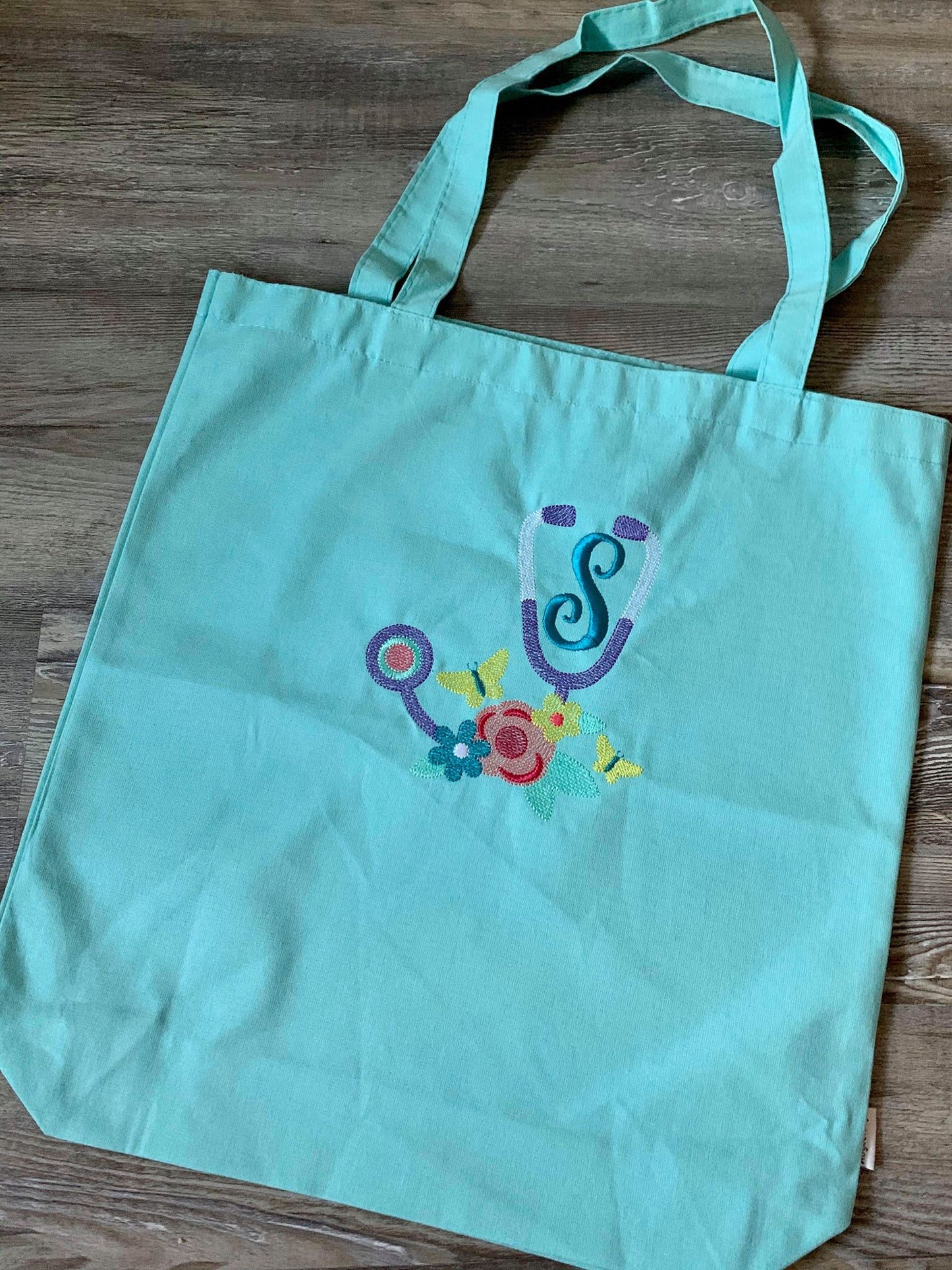 Butterfly Stethoscope Sketch - 3 Sizes - Digital Embroidery Design
