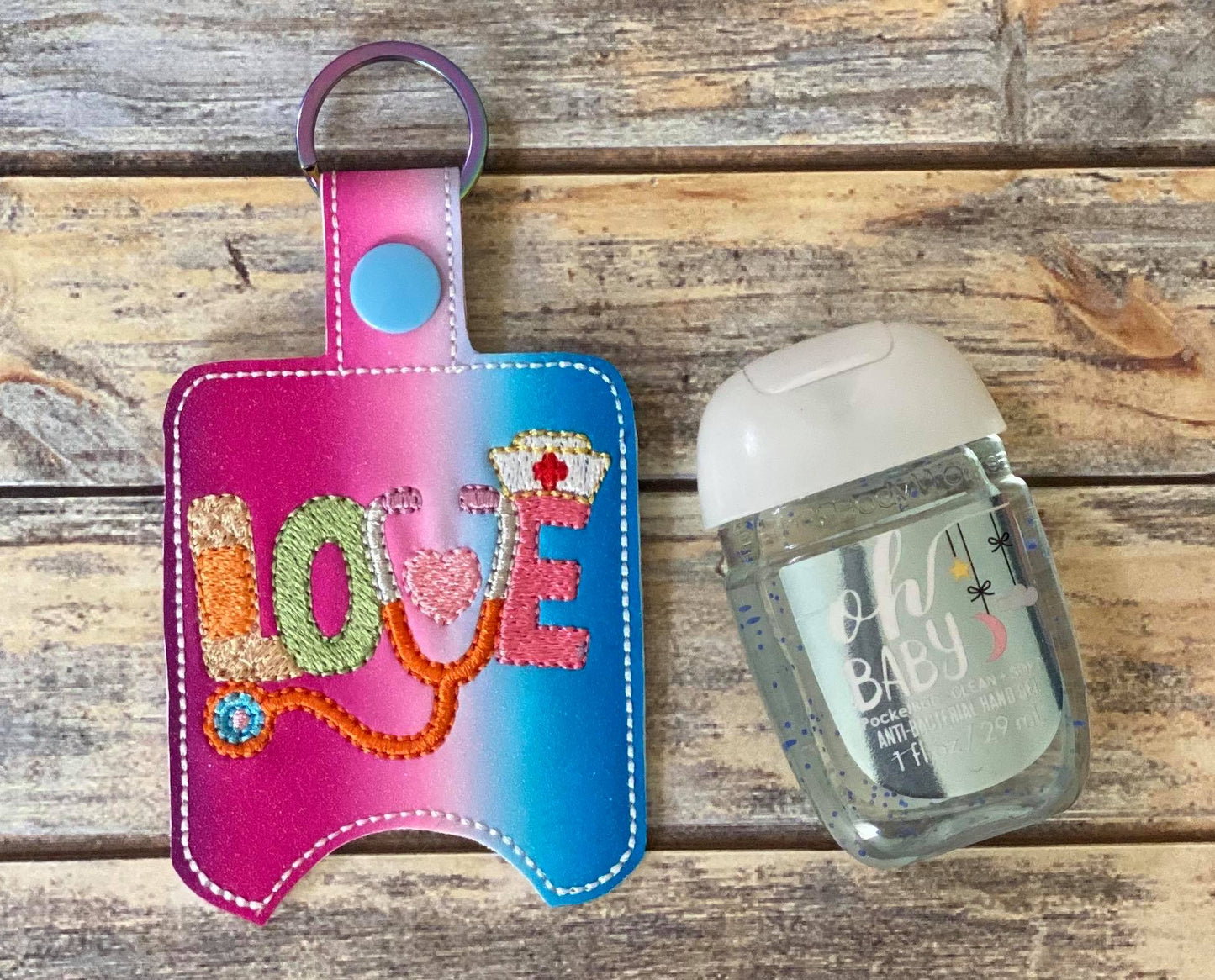 Nurse Love Sanitizer Holders - DIGITAL Embroidery DESIGN