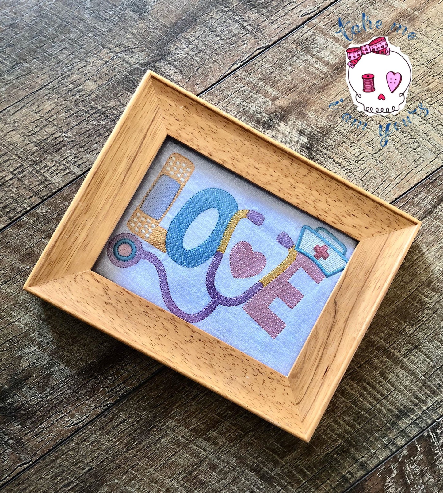 Nurse Love - 4 Sizes - Digital Embroidery Design