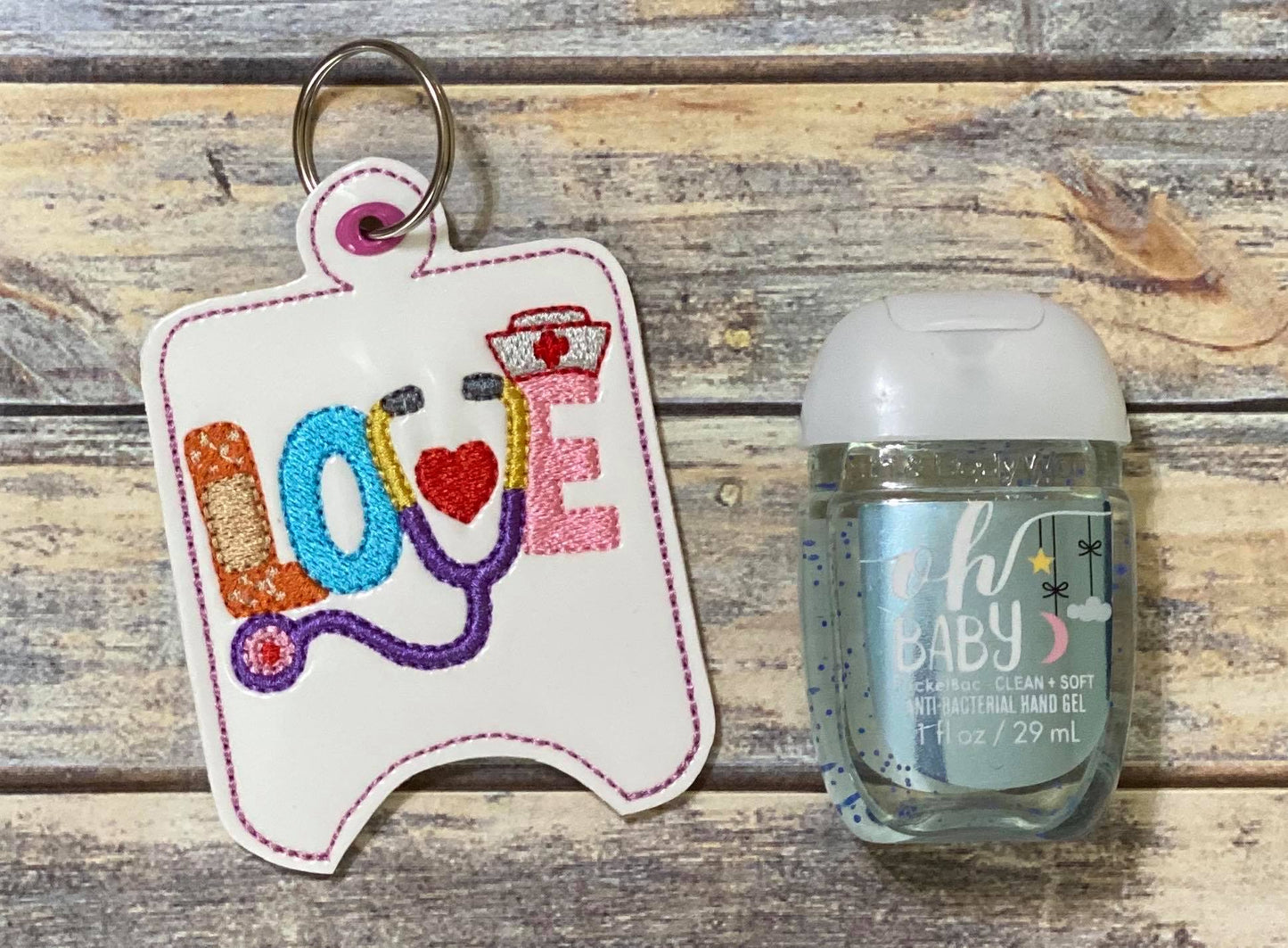 Nurse Love Sanitizer Holders - DIGITAL Embroidery DESIGN