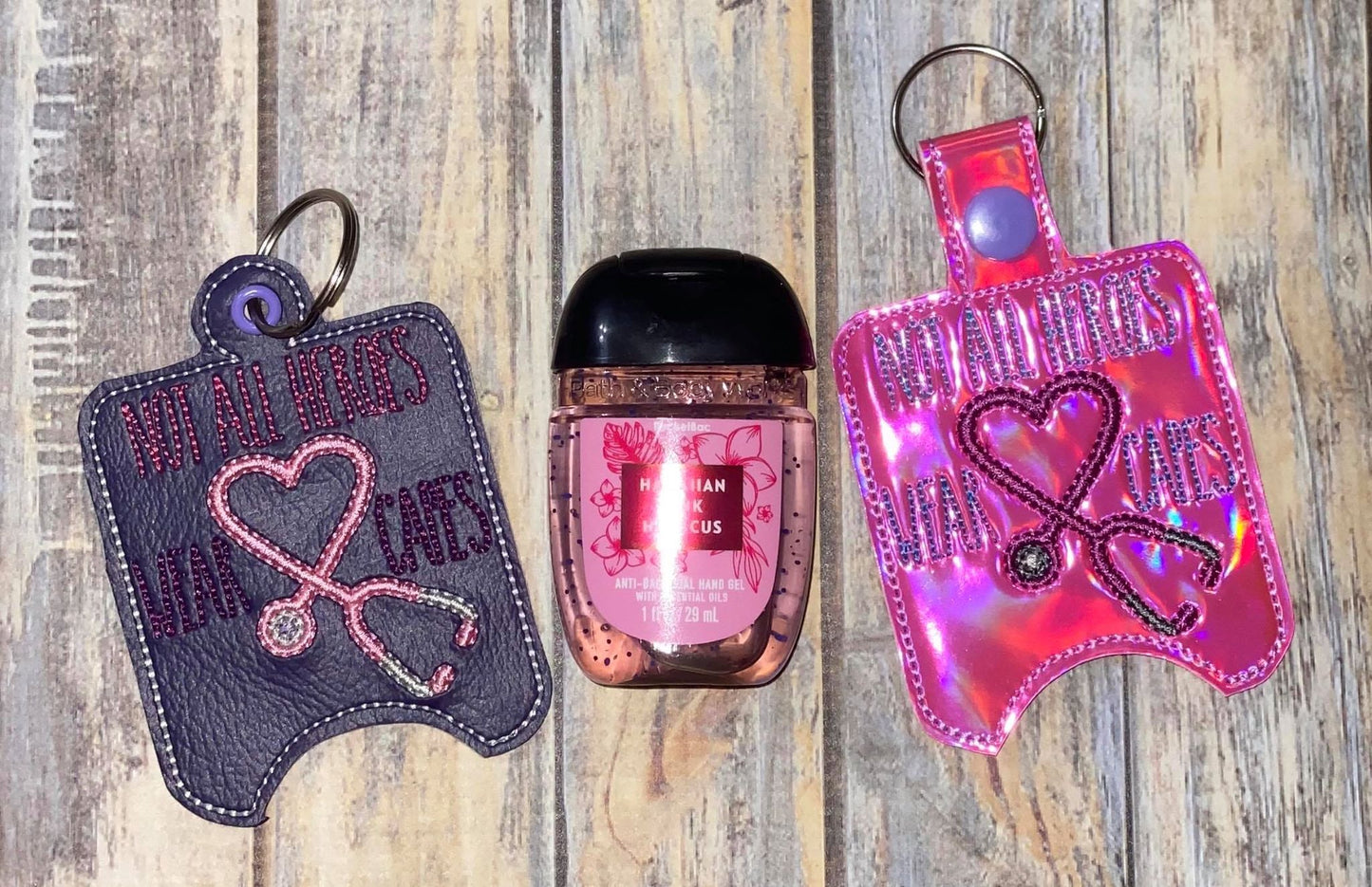 Not All Heroes Wear Capes Sanitizer Holders - DIGITAL Embroidery DESIGN