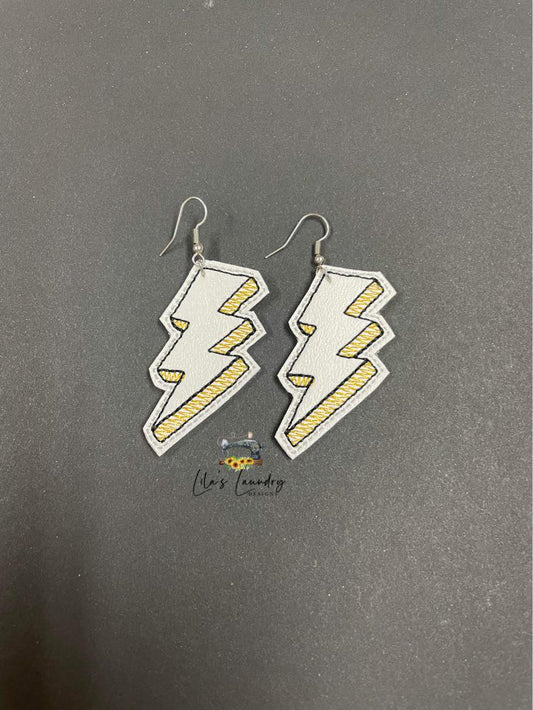 Retro Bolt 2 inch Feltie - Digital Embroidery Design