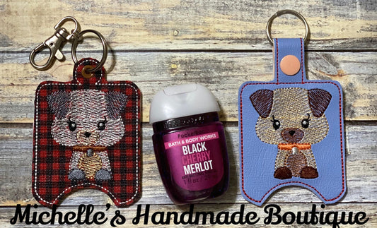 Cute Puppy Sanitizer Holders - DIGITAL Embroidery DESIGN