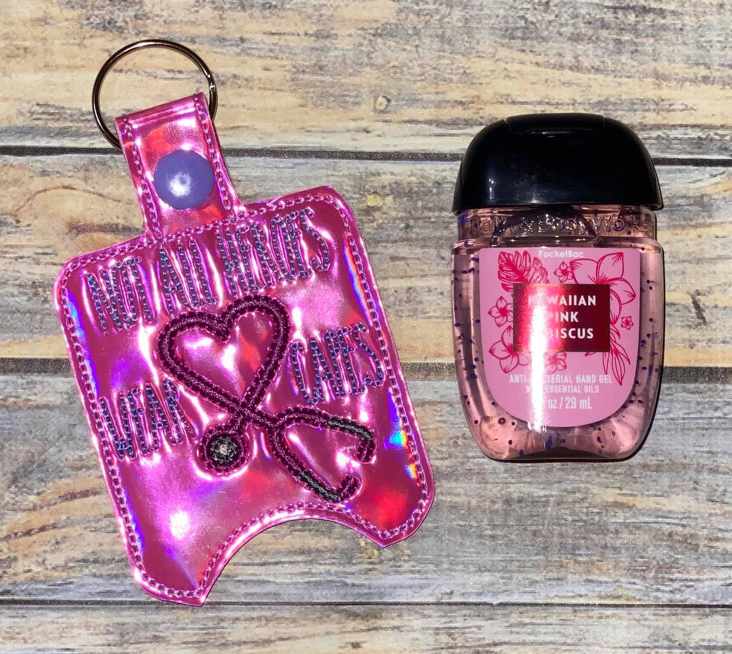Not All Heroes Wear Capes Sanitizer Holders - DIGITAL Embroidery DESIGN