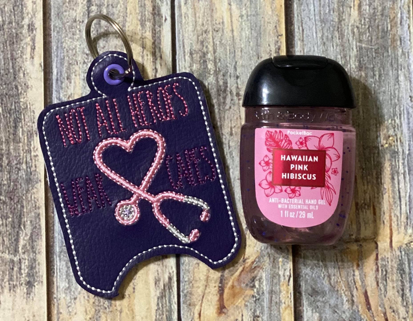 Not All Heroes Wear Capes Sanitizer Holders - DIGITAL Embroidery DESIGN