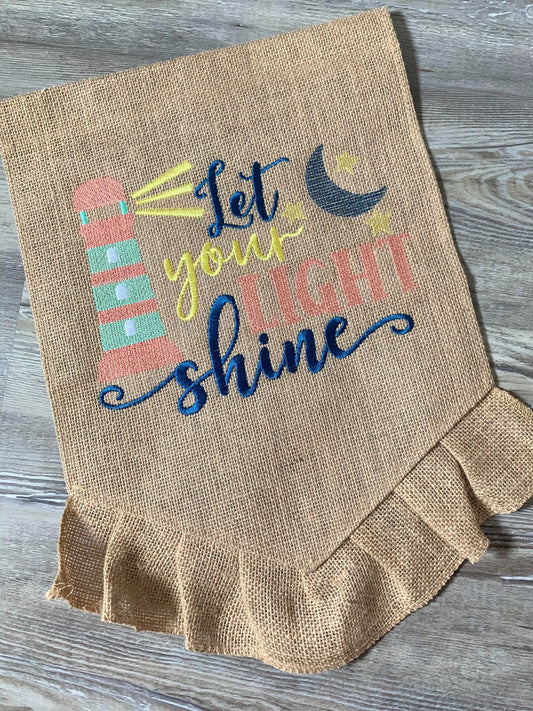 Let Your Light Shine - 3 Sizes - Digital Embroidery Design