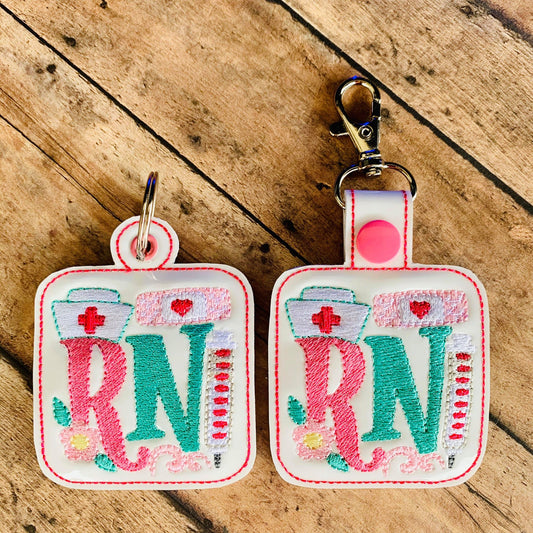 RN Fobs - DIGITAL Embroidery DESIGN