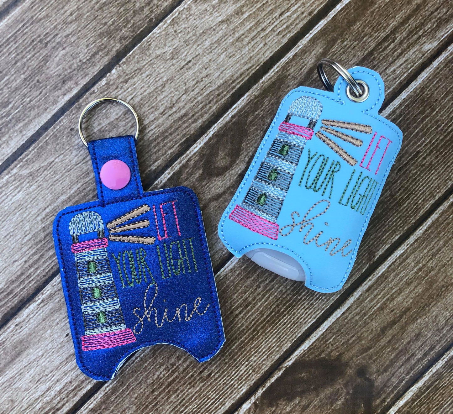 Let your light shine Sanitizer Holders - DIGITAL Embroidery DESIGN