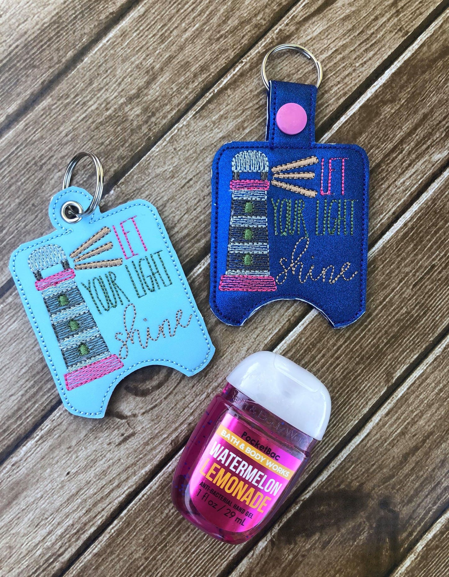 Let your light shine Sanitizer Holders - DIGITAL Embroidery DESIGN