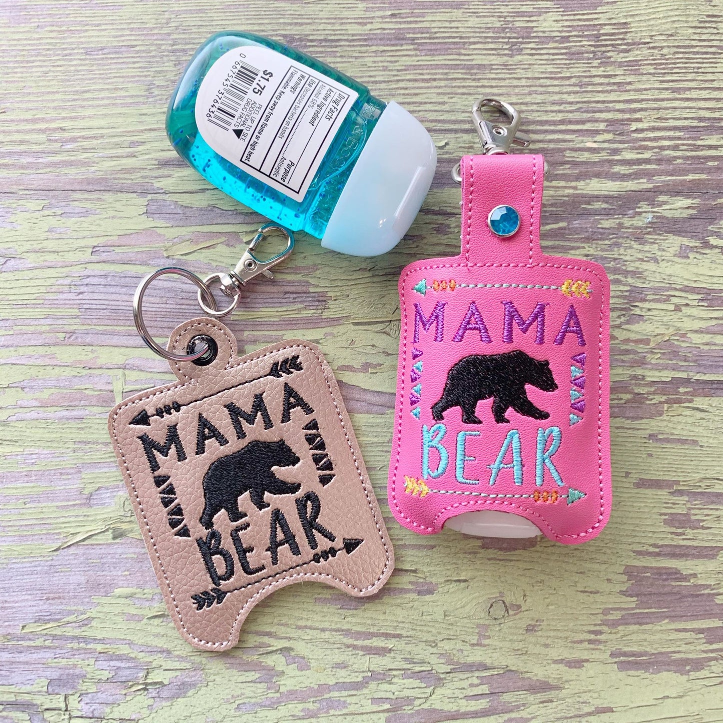 Mama Bear Tribal Sanitizer Holders - DIGITAL Embroidery DESIGN