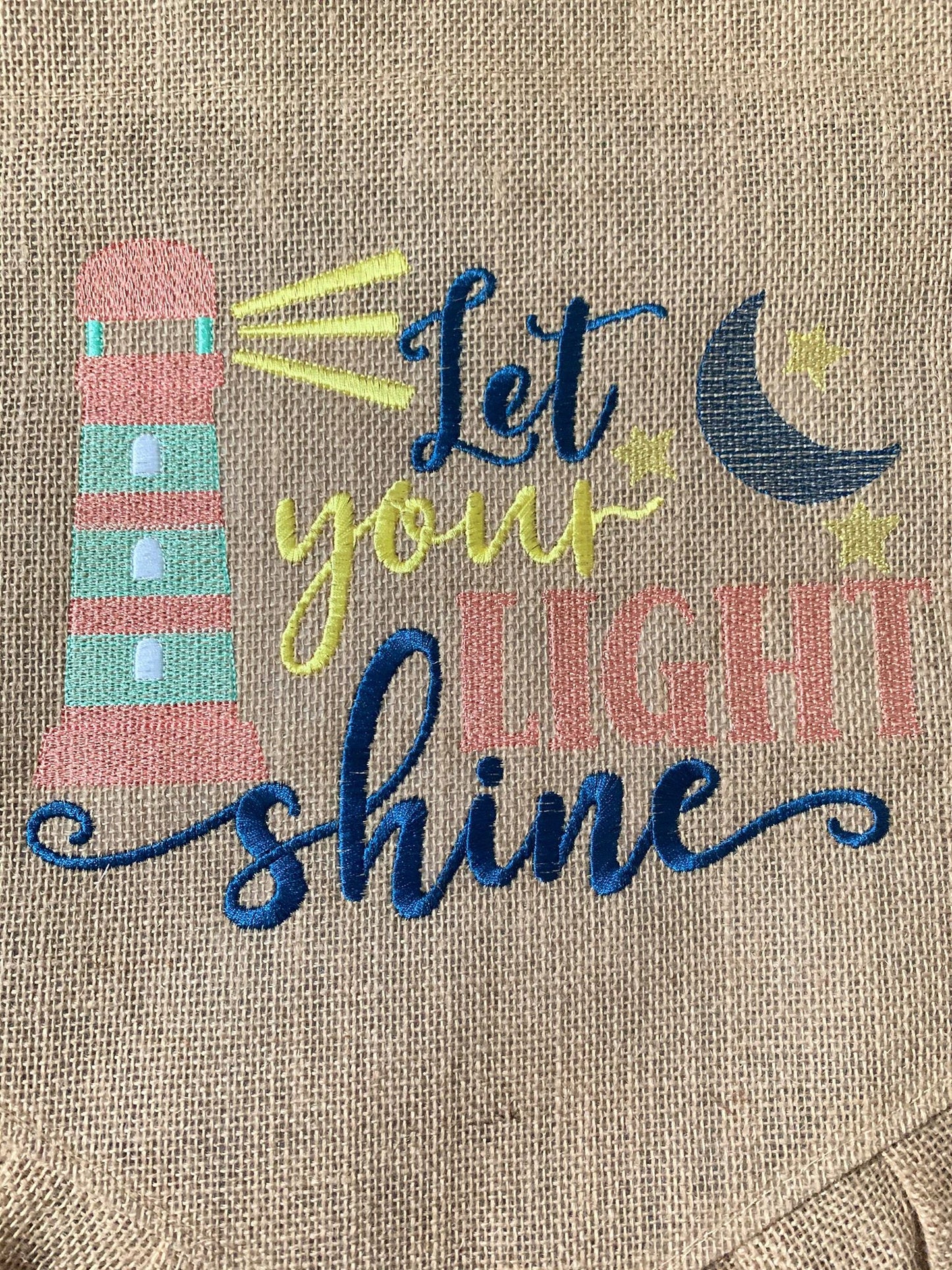 Let Your Light Shine - 3 Sizes - Digital Embroidery Design