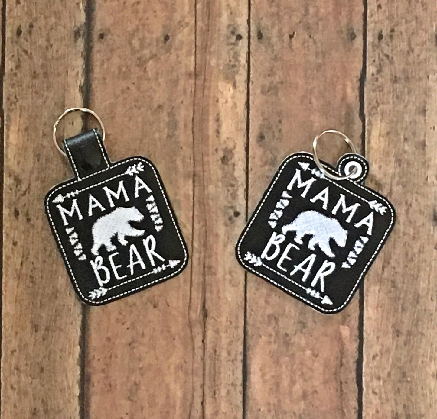 Mama Bear Tribal Fobs - DIGITAL Embroidery DESIGN