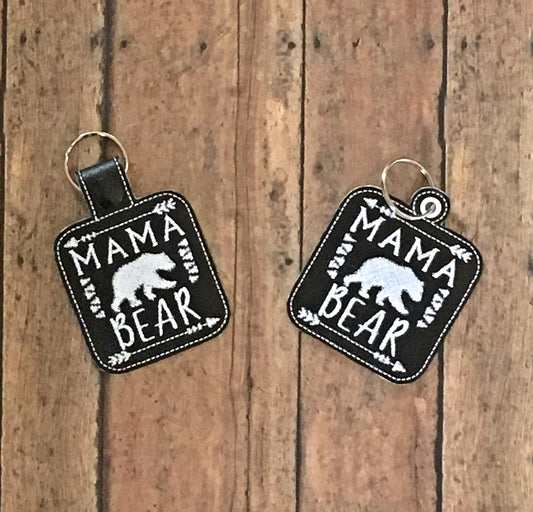 Mama Bear Tribal Fobs - DIGITAL Embroidery DESIGN
