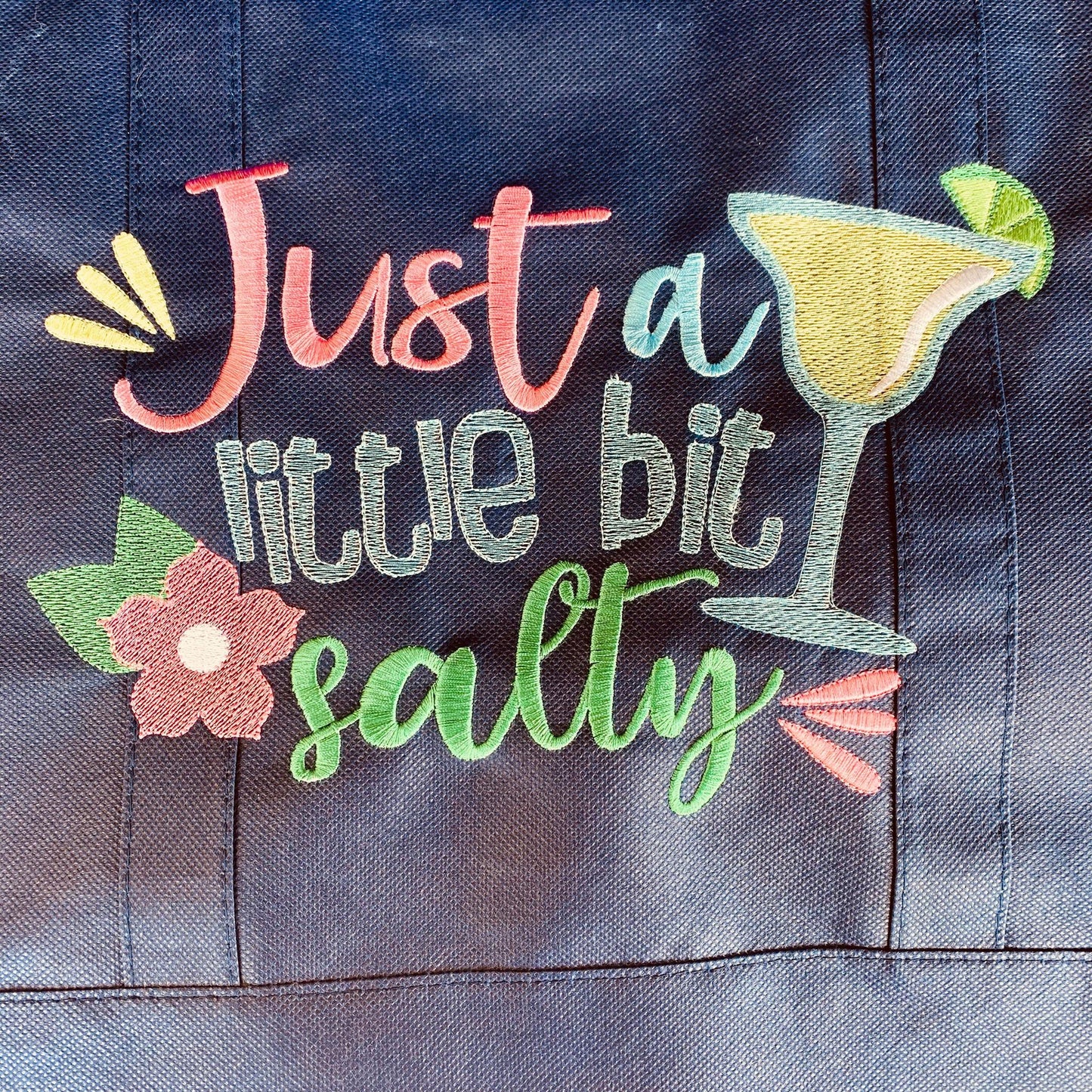 Just a little bit salty - 3 Sizes - Digital Embroidery Design