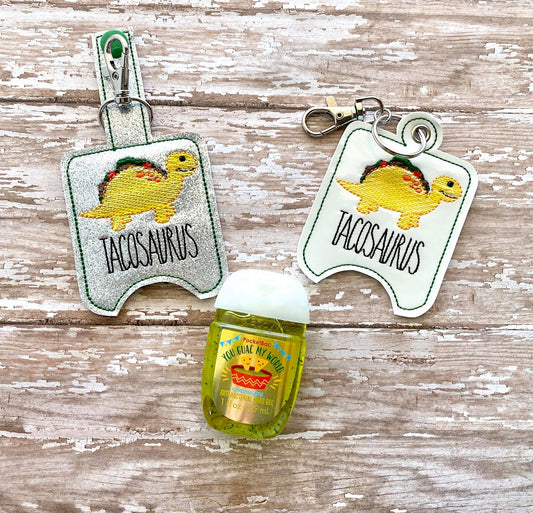 Tacosaurus Sanitizer Holders - DIGITAL Embroidery DESIGN