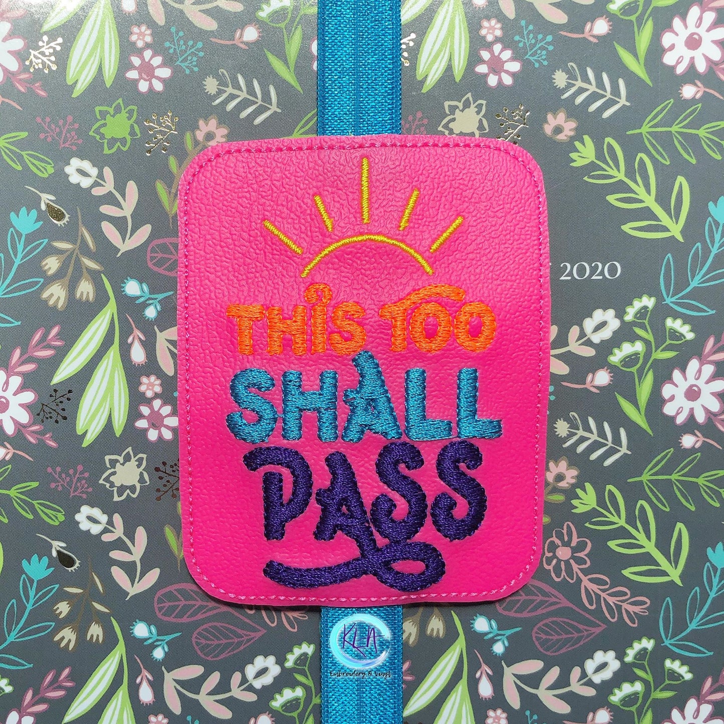 This too shall pass Book Band - Digital Embroidery Design