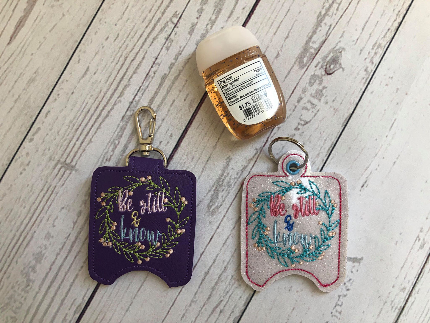 Be Still and Know Sanitizer Holders - DIGITAL Embroidery DESIGN