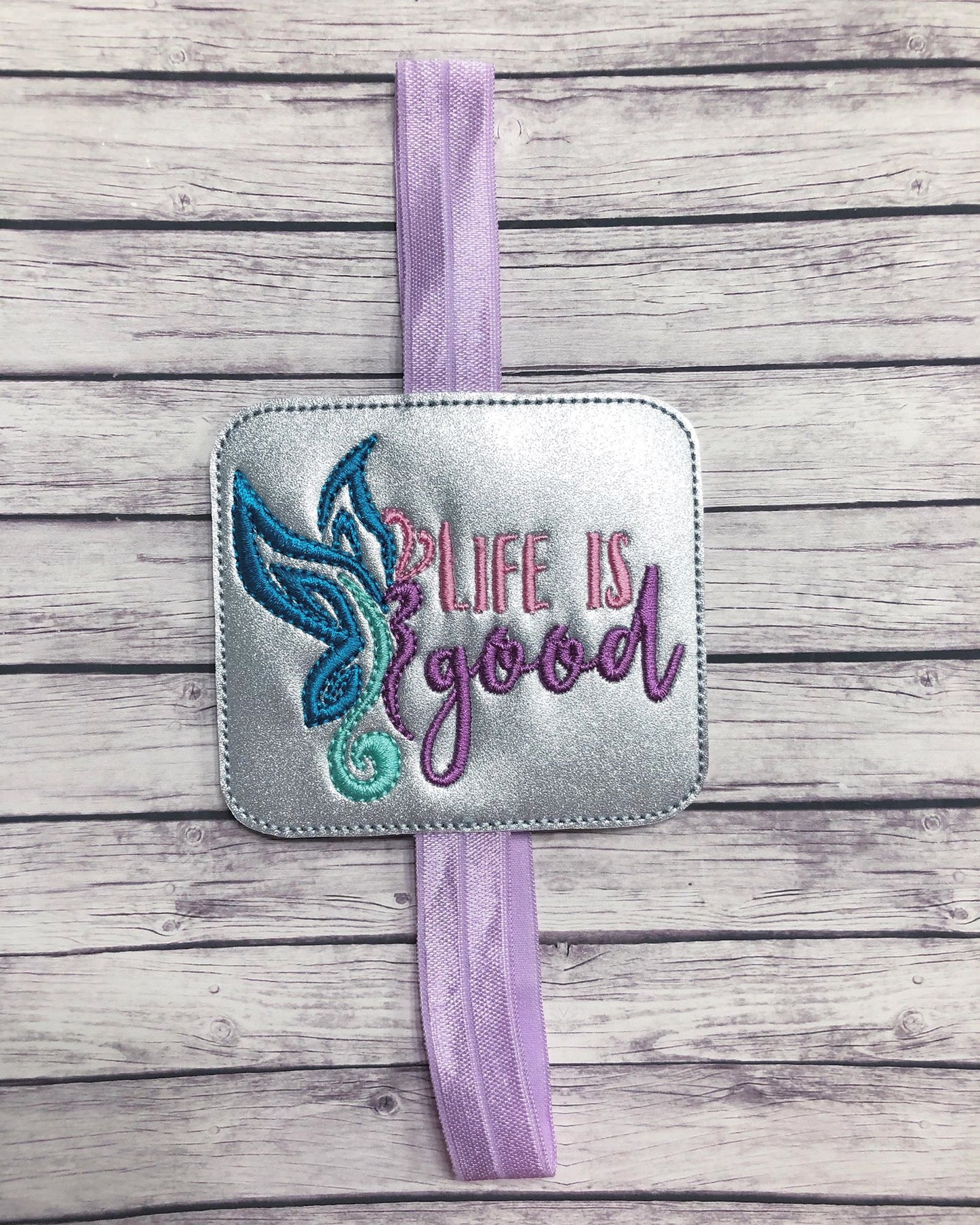 Life is Good Book Band - Digital Embroidery Design