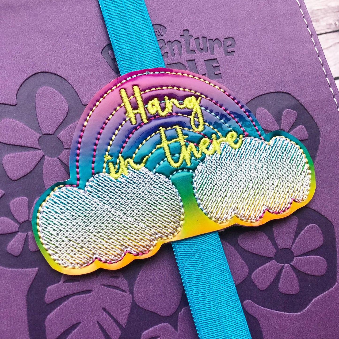 Hang in there Book Band - Digital Embroidery Design