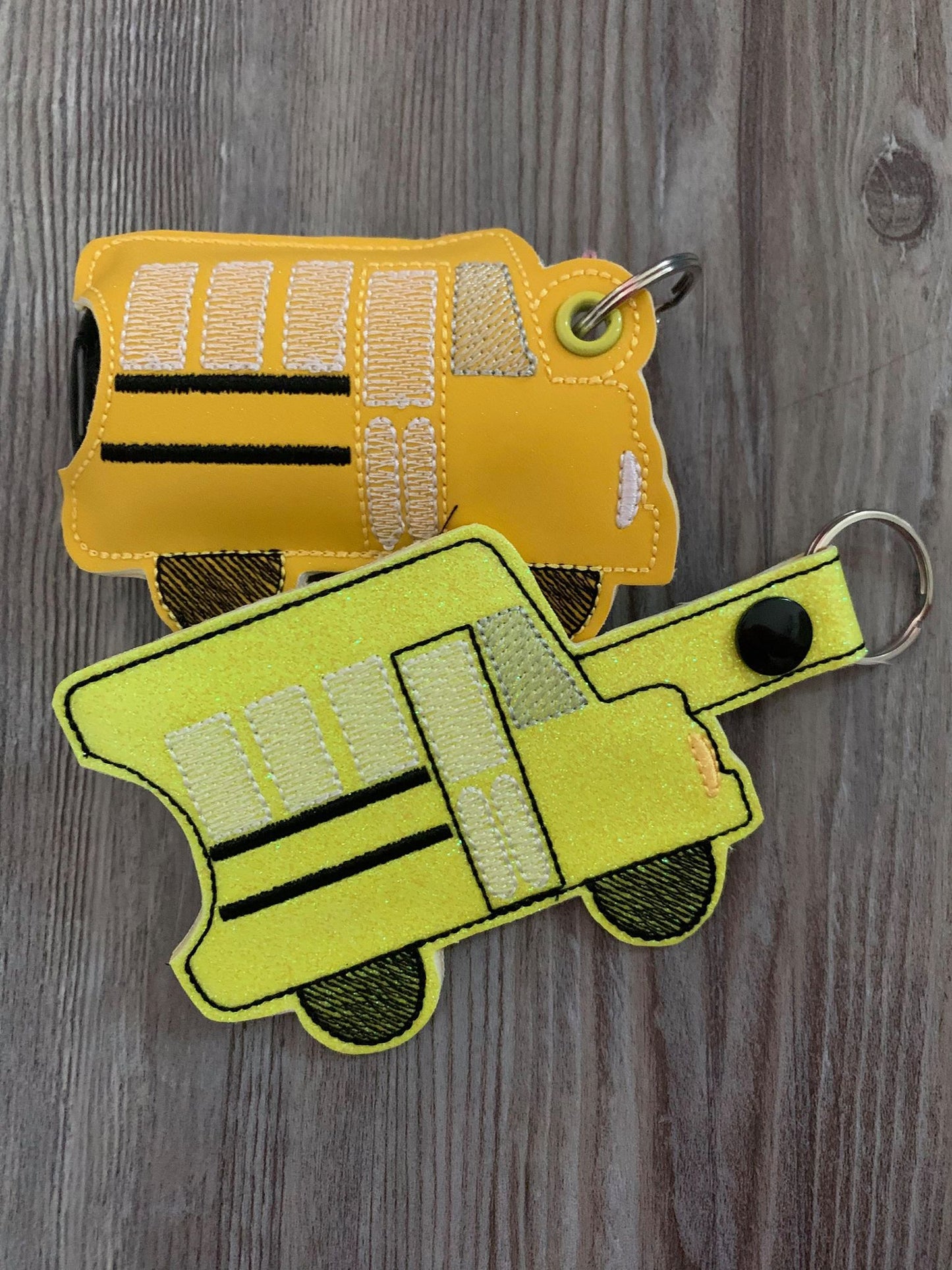 School Bus Sanitizer Holders - DIGITAL Embroidery DESIGN