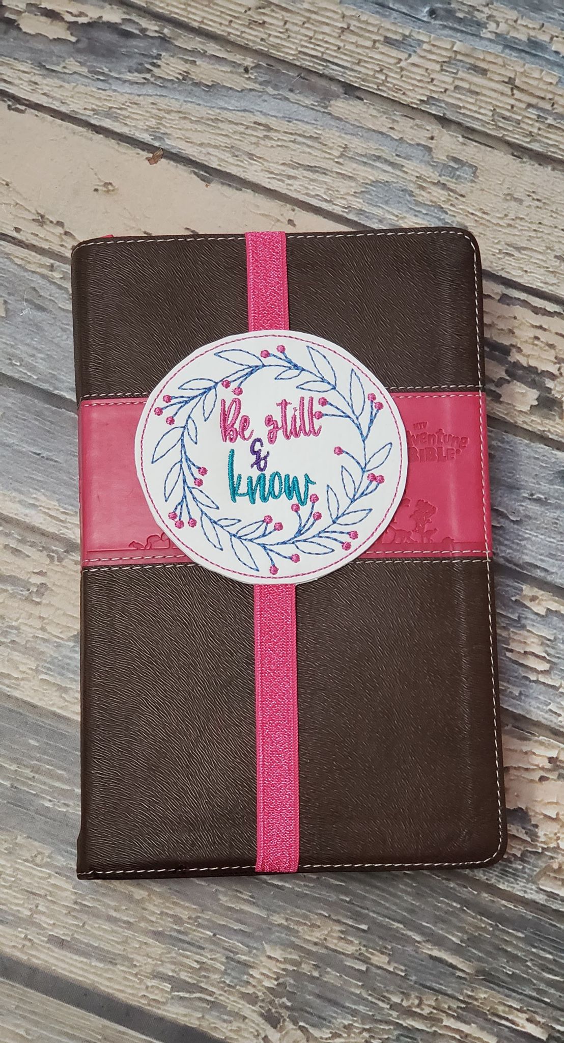 Be Still and Know - Book Band - Digital Embroidery Design
