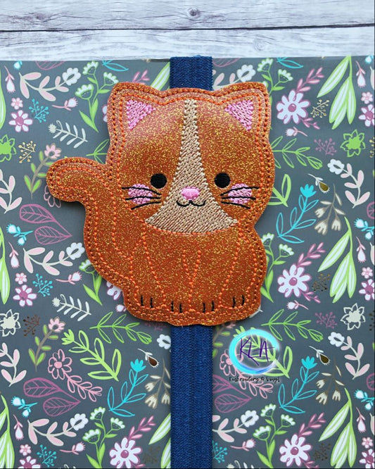Cat Book Band - Digital Embroidery Design