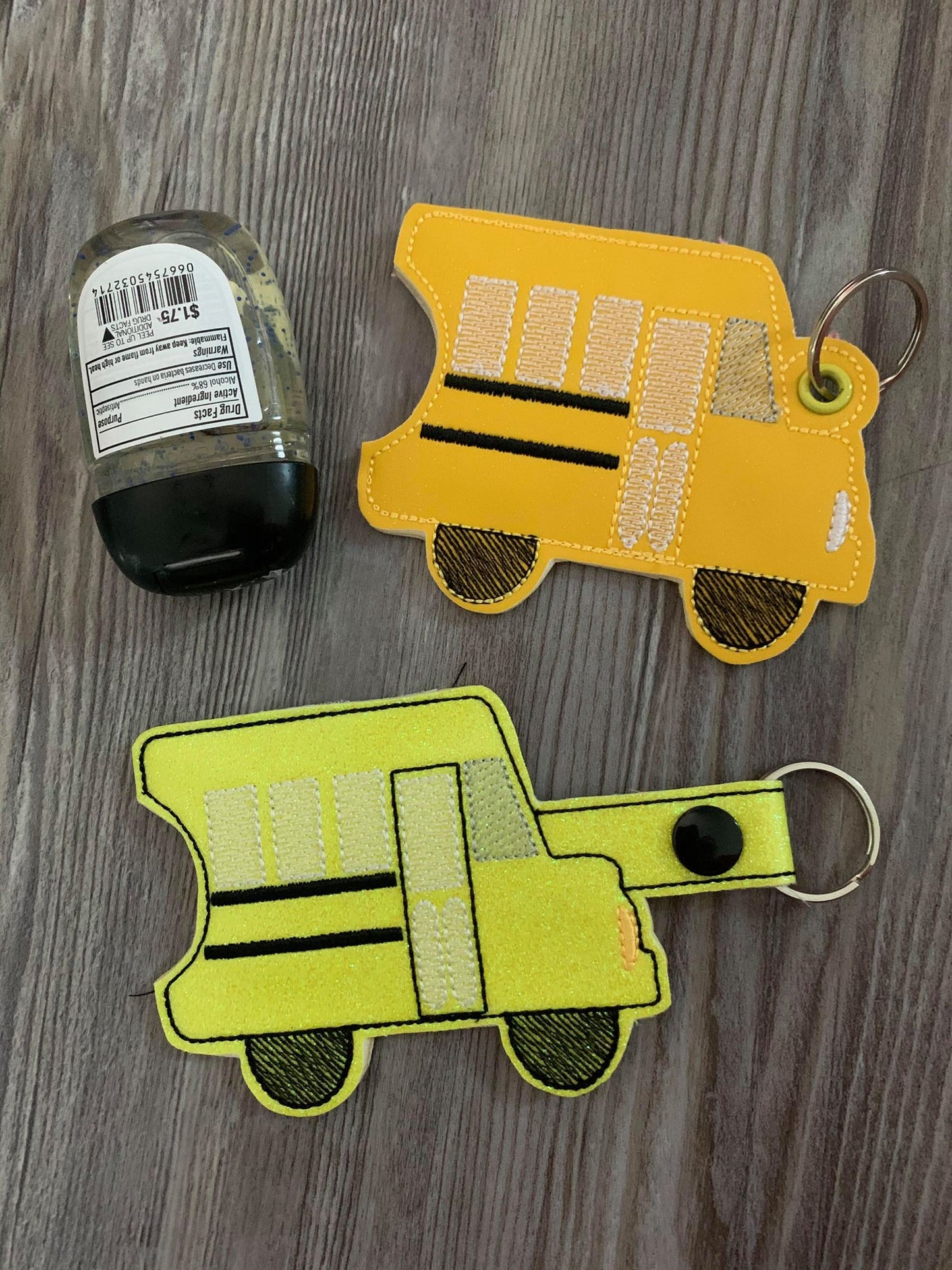 School Bus Sanitizer Holders - DIGITAL Embroidery DESIGN