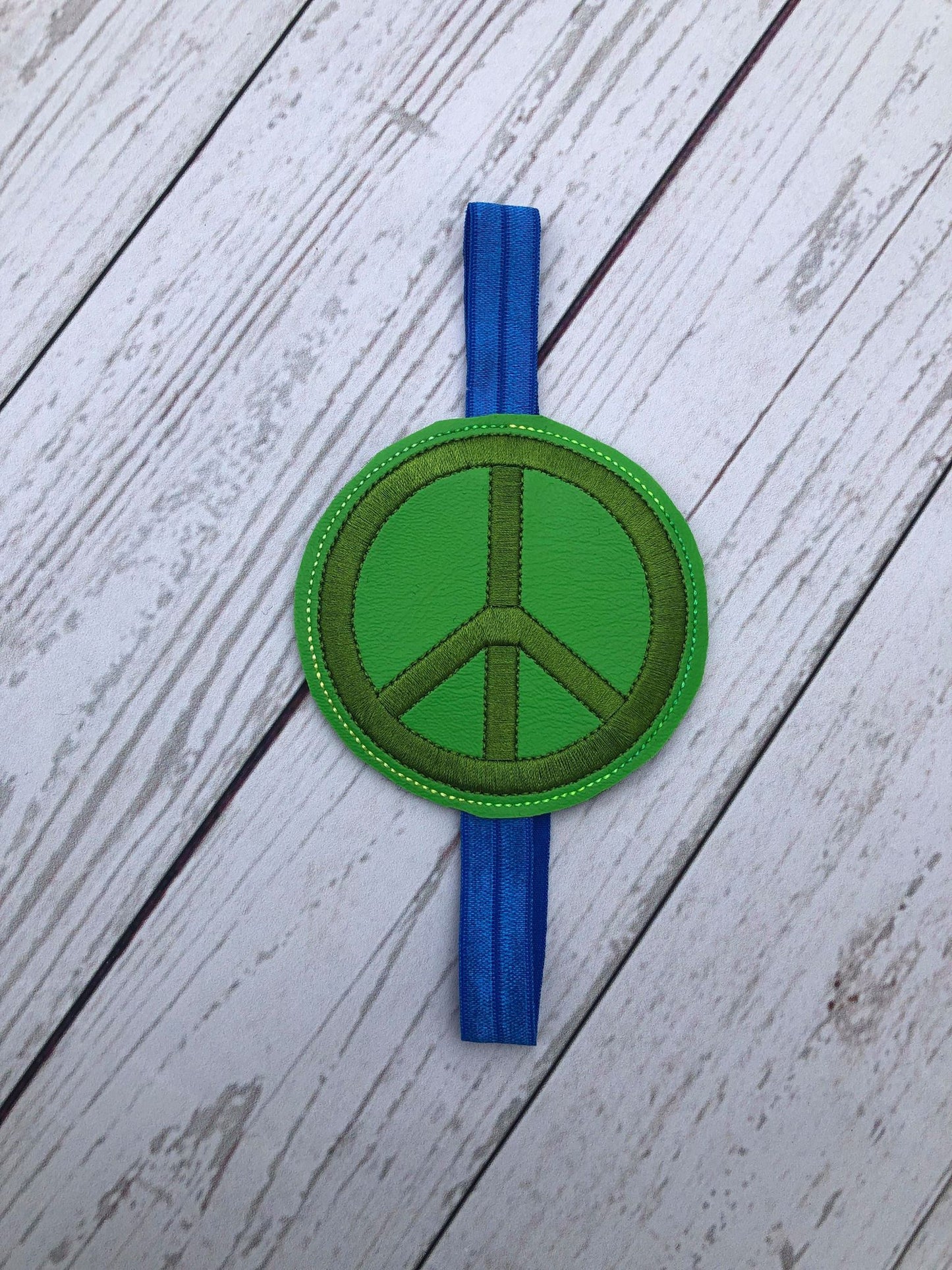 Peace Sign Book Band - Digital Embroidery Design