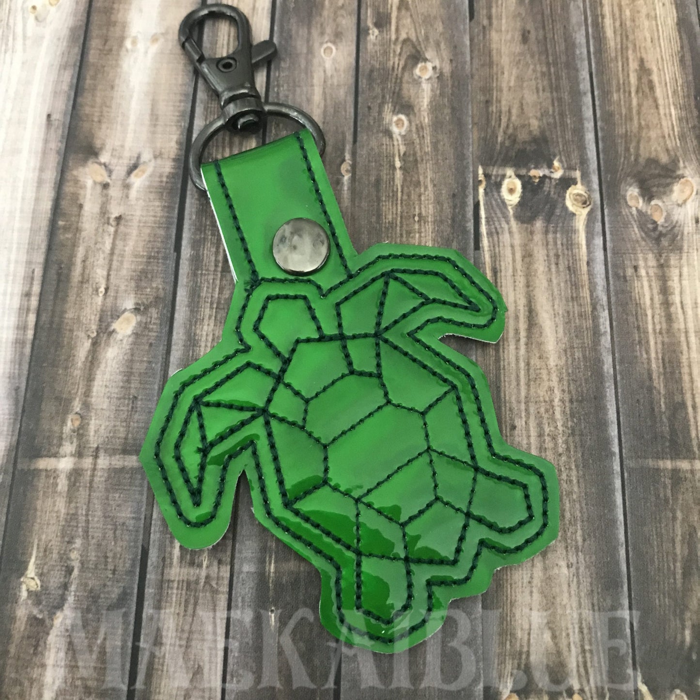 Geo Turtle Fobs - DIGITAL Embroidery DESIGN